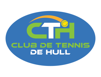 Club de tennis de Hull (CTH) logo design by ingepro