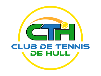 Club de tennis de Hull (CTH) logo design by ingepro