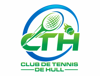 Club de tennis de Hull (CTH) logo design by hidro