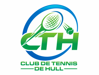 Club de tennis de Hull (CTH) logo design by hidro