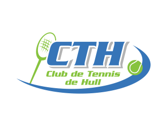 Club de tennis de Hull (CTH) logo design by ingepro
