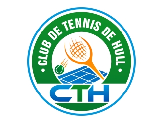 Club de tennis de Hull (CTH) logo design by xteel