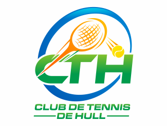 Club de tennis de Hull (CTH) logo design by hidro
