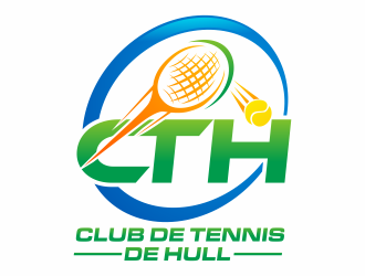Club de tennis de Hull (CTH) logo design by hidro