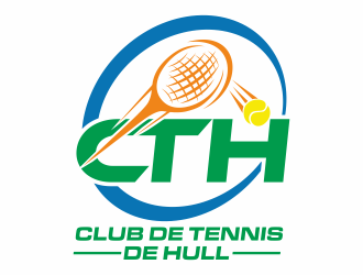 Club de tennis de Hull (CTH) logo design by hidro