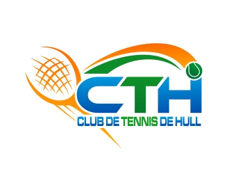 Club de tennis de Hull (CTH) logo design by xteel