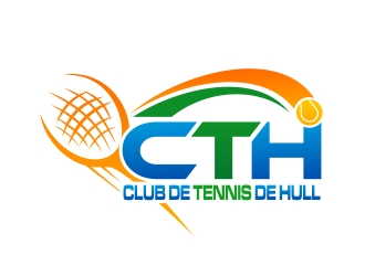 Club de tennis de Hull (CTH) logo design by xteel