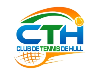 Club de tennis de Hull (CTH) logo design by xteel