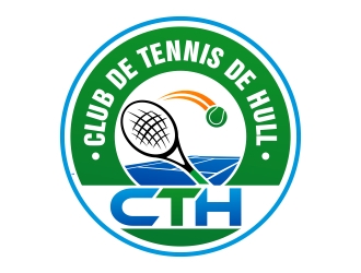 Club de tennis de Hull (CTH) logo design by xteel