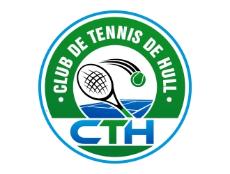 Club de tennis de Hull (CTH) logo design by xteel