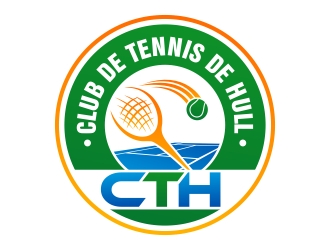Club de tennis de Hull (CTH) logo design by xteel