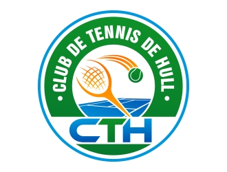 Club de tennis de Hull (CTH) logo design by xteel