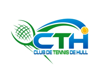 Club de tennis de Hull (CTH) logo design by xteel