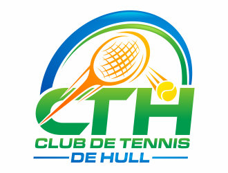 Club de tennis de Hull (CTH) logo design by hidro