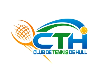 Club de tennis de Hull (CTH) logo design by xteel