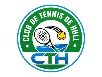 Club de tennis de Hull (CTH) logo design by xteel