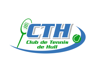 Club de tennis de Hull (CTH) logo design by ingepro