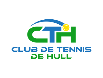 Club de tennis de Hull (CTH) logo design by ingepro