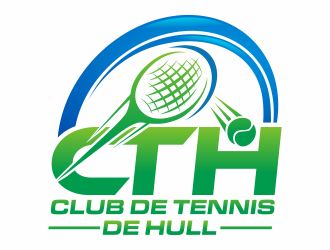 Club de tennis de Hull (CTH) logo design by hidro