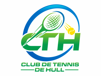 Club de tennis de Hull (CTH) logo design by hidro