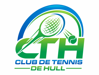 Club de tennis de Hull (CTH) logo design by hidro