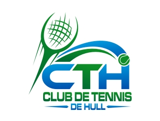 Club de tennis de Hull (CTH) logo design by xteel
