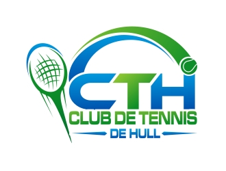 Club de tennis de Hull (CTH) logo design by xteel