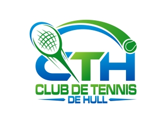Club de tennis de Hull (CTH) logo design by xteel