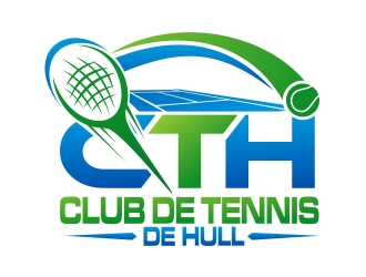 Club de tennis de Hull (CTH) logo design by xteel