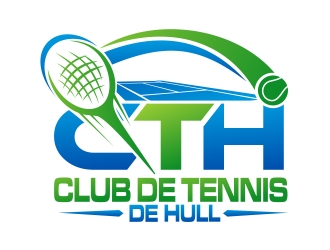 Club de tennis de Hull (CTH) logo design by xteel