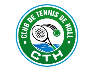 Club de tennis de Hull (CTH) logo design by xteel