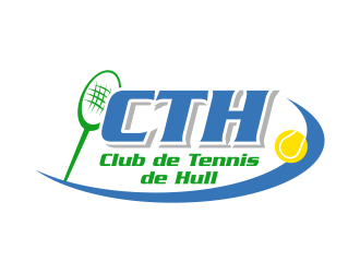 Club de tennis de Hull (CTH) logo design by ingepro