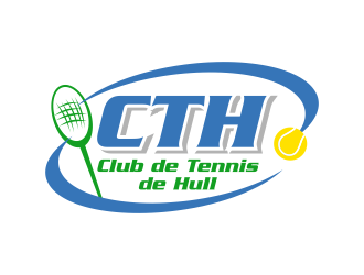 Club de tennis de Hull (CTH) logo design by ingepro