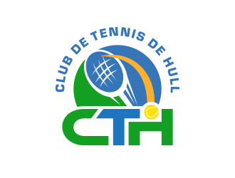 Club de tennis de Hull (CTH) logo design by ingepro