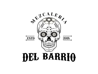 Del Barrio - mezcaleria logo design by cholis18