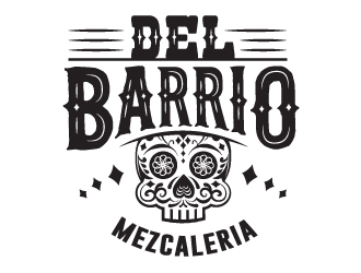 Del Barrio - mezcaleria logo design by vanmar