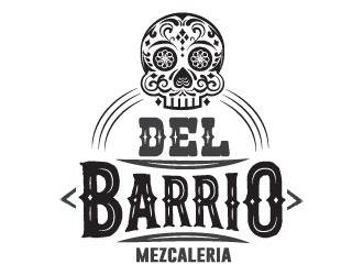Del Barrio - mezcaleria logo design by vanmar