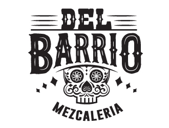 Del Barrio - mezcaleria logo design by vanmar
