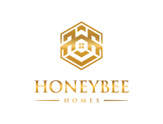 Honeybee Homes logo design by Raynar