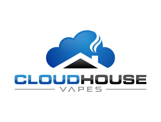 Cloud house vapes  logo design by lexipej