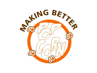 making better popcorn logo design by mckris