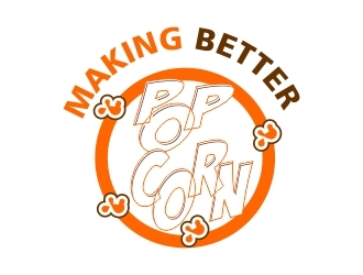 making better popcorn logo design by mckris