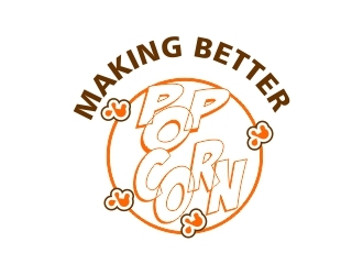 making better popcorn logo design by mckris