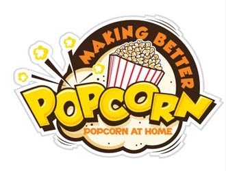 making better popcorn logo design by shere