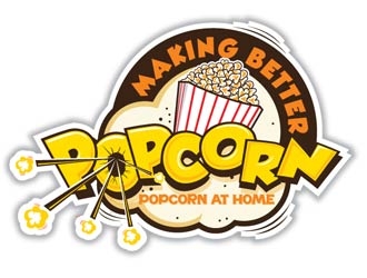 making better popcorn logo design by shere