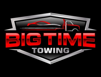 Big Time Towing, LLC logo design by jaize