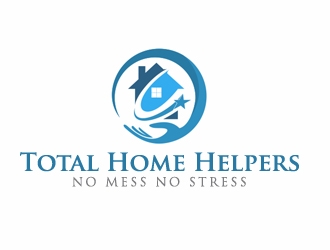 Total Home Helpers logo design by samueljho
