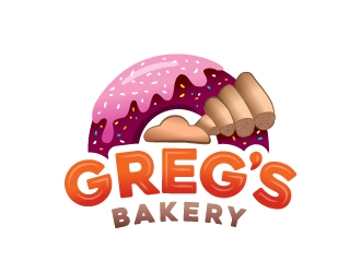 Gregs Bakery  logo design by josephope