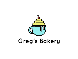 Gregs Bakery  logo design by bluepinkpanther_