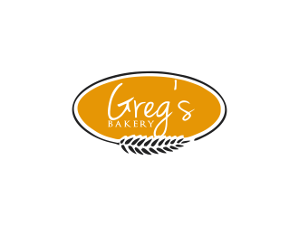 Gregs Bakery  logo design by kanal